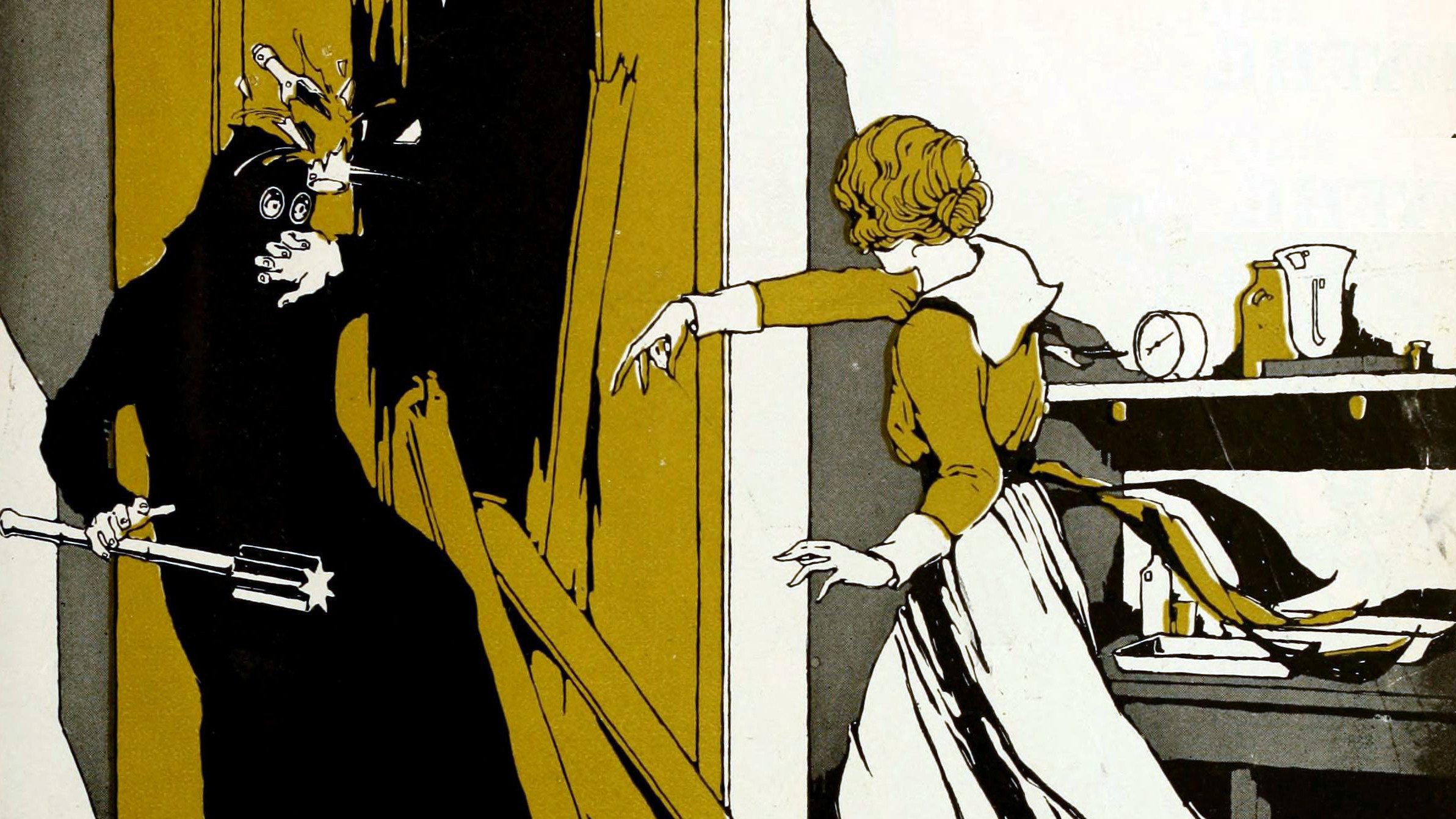 The House of Hate 1918 movie scene