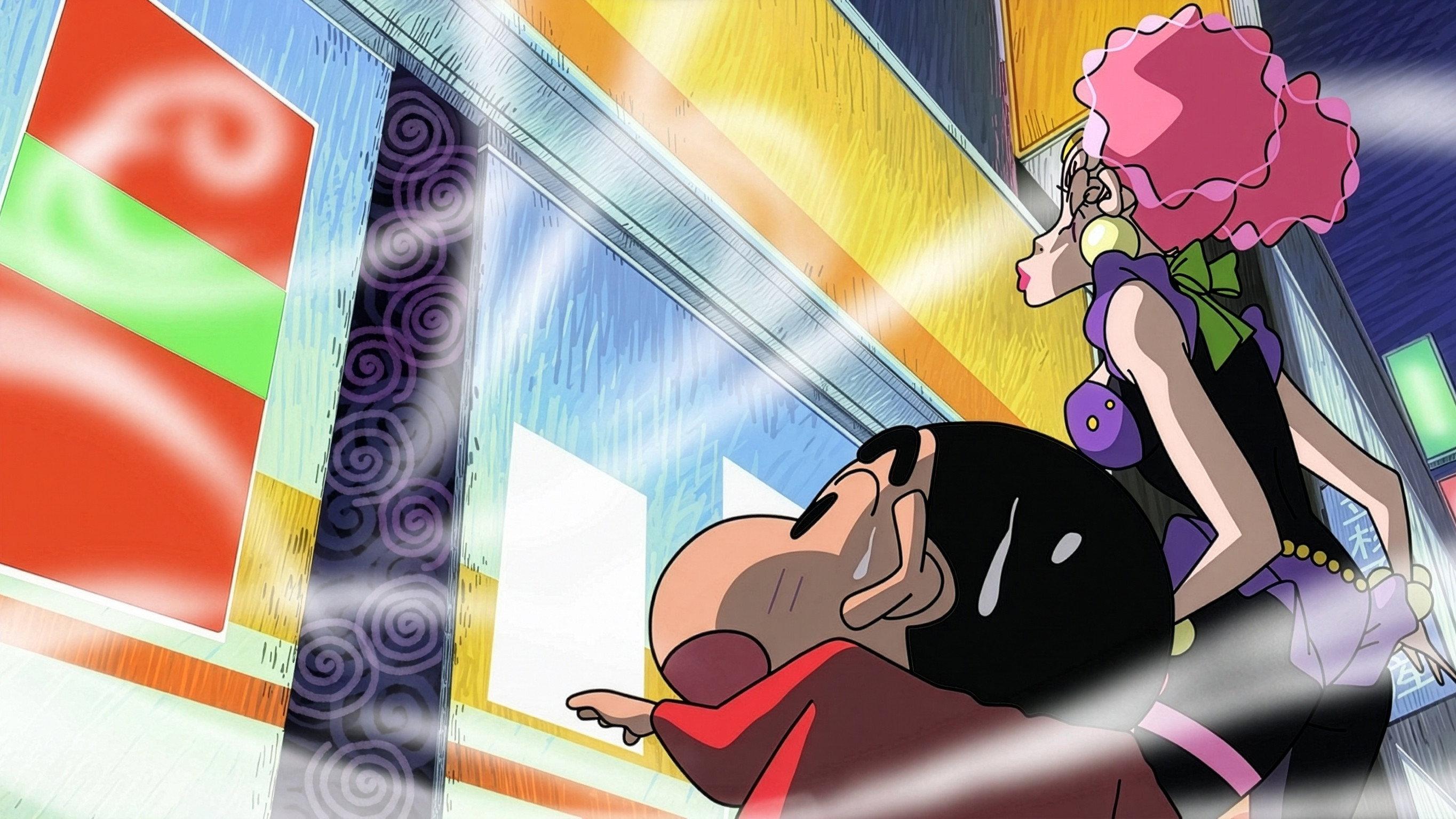Crayon Shin-chan: Fierceness That Invites Storm! The Hero of Kinpoko 2008 movie scene