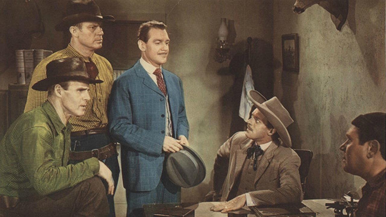 'Neath Canadian Skies 1946 movie scene