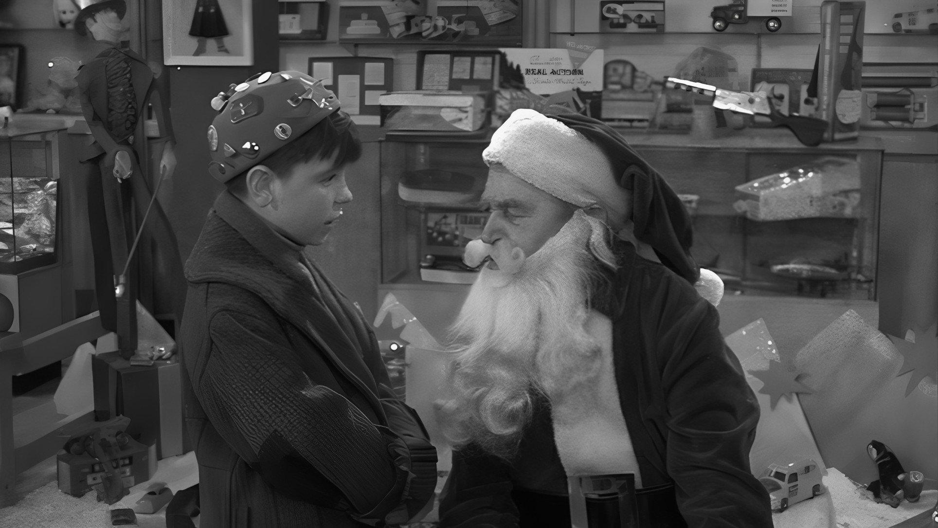 Santa Claus and the Tenth Avenue Kid 1955 movie scene