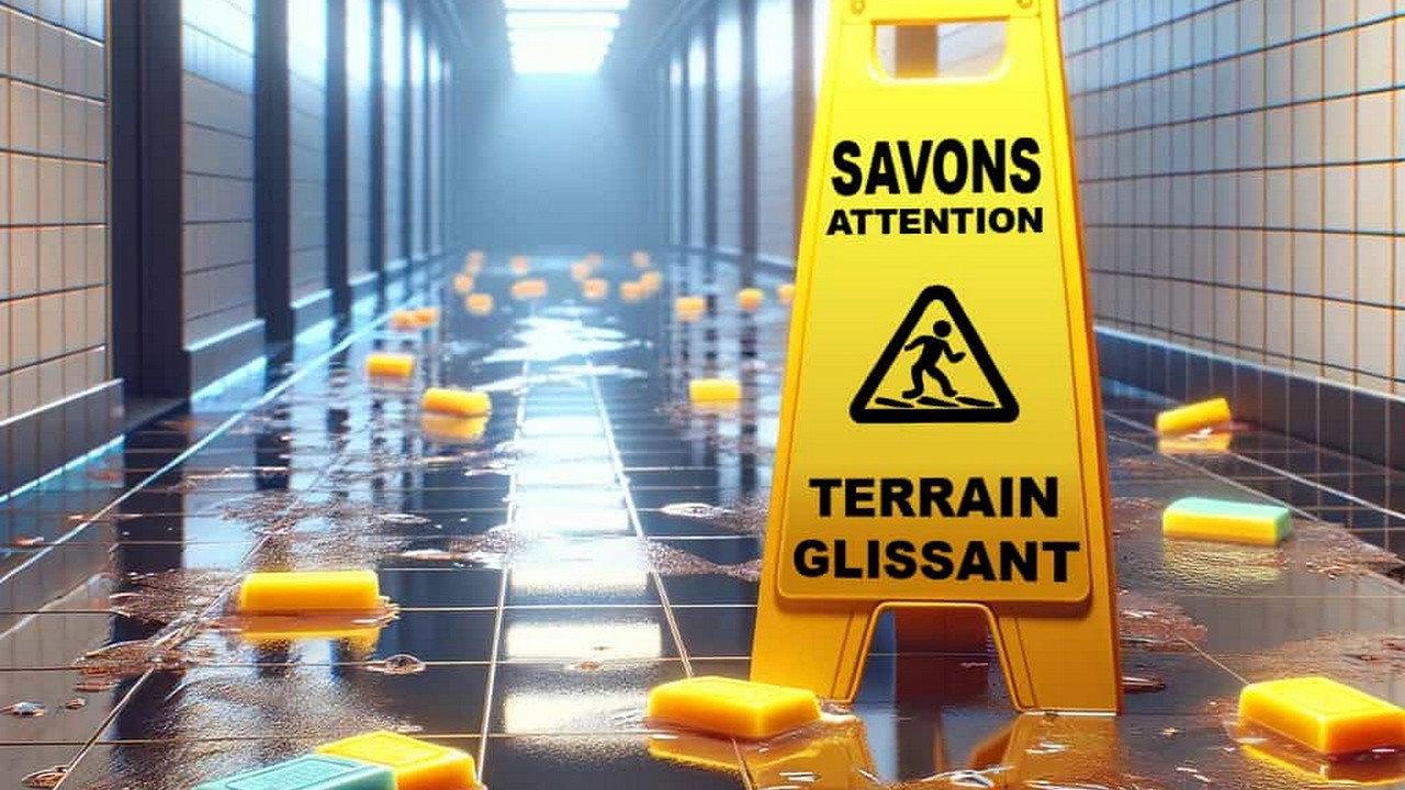 Savons, attention terrain glissant 2024 movie scene