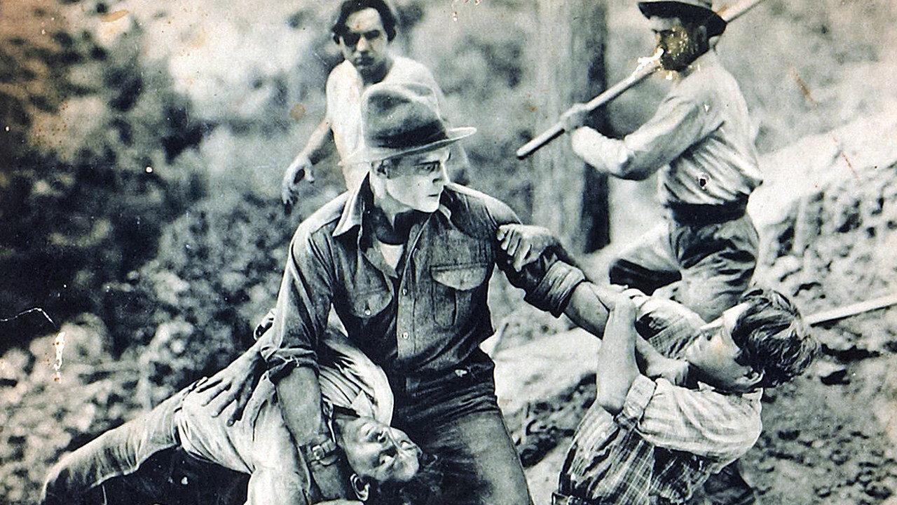 The Boss of Camp 4 1922 movie scene