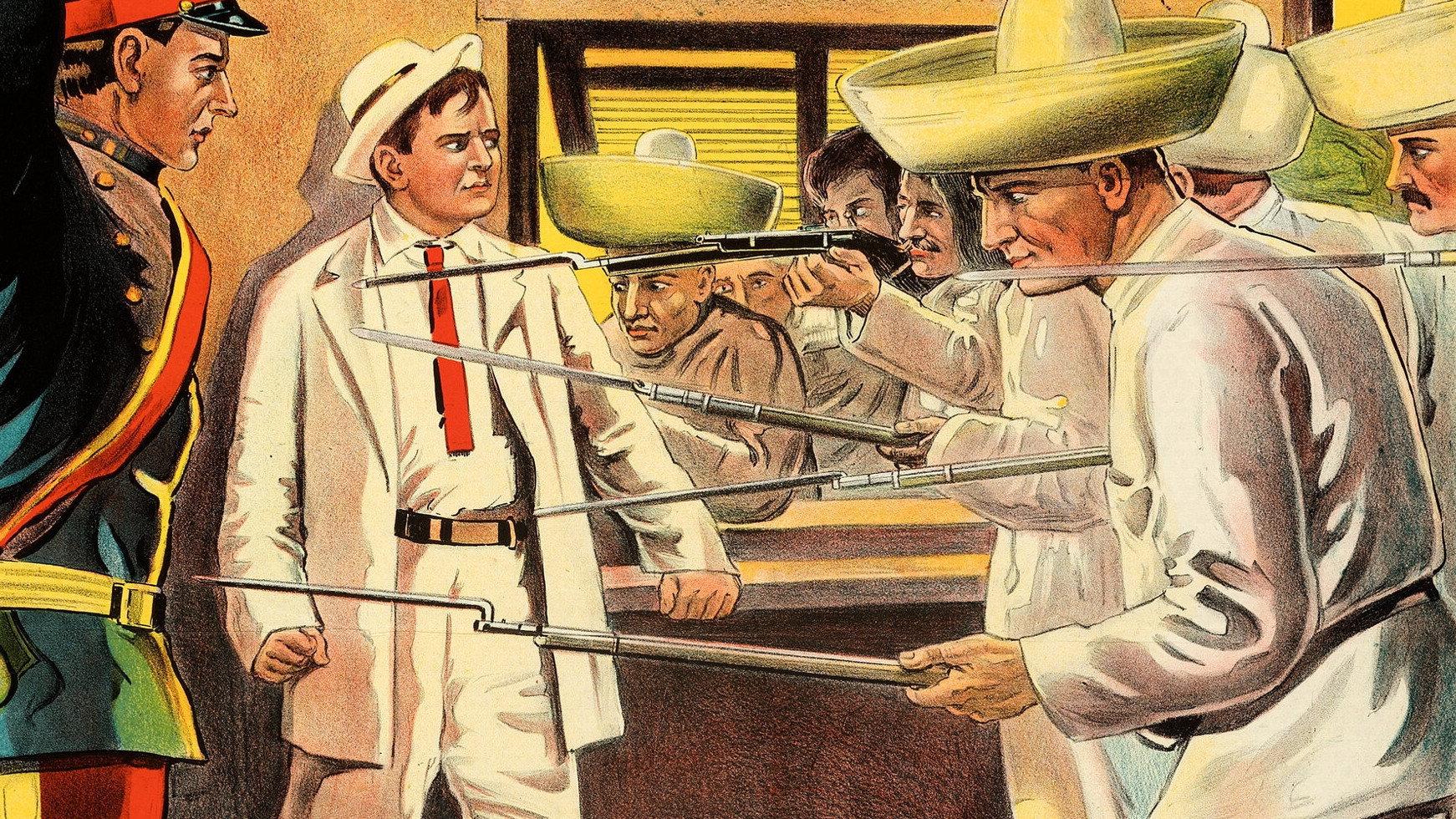 The War Correspondent 1913 movie scene