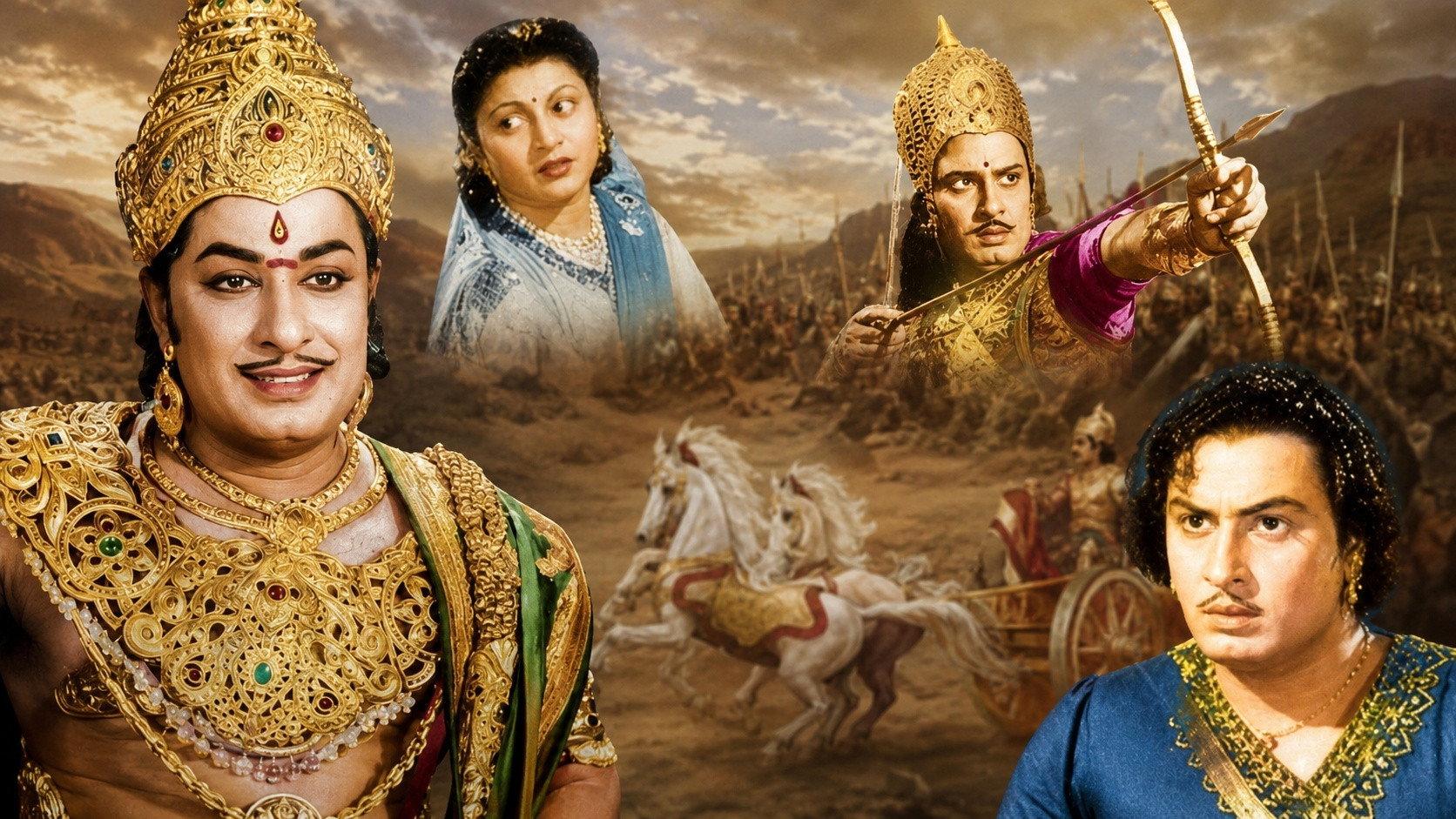 Abhimanyu 1948 movie scene