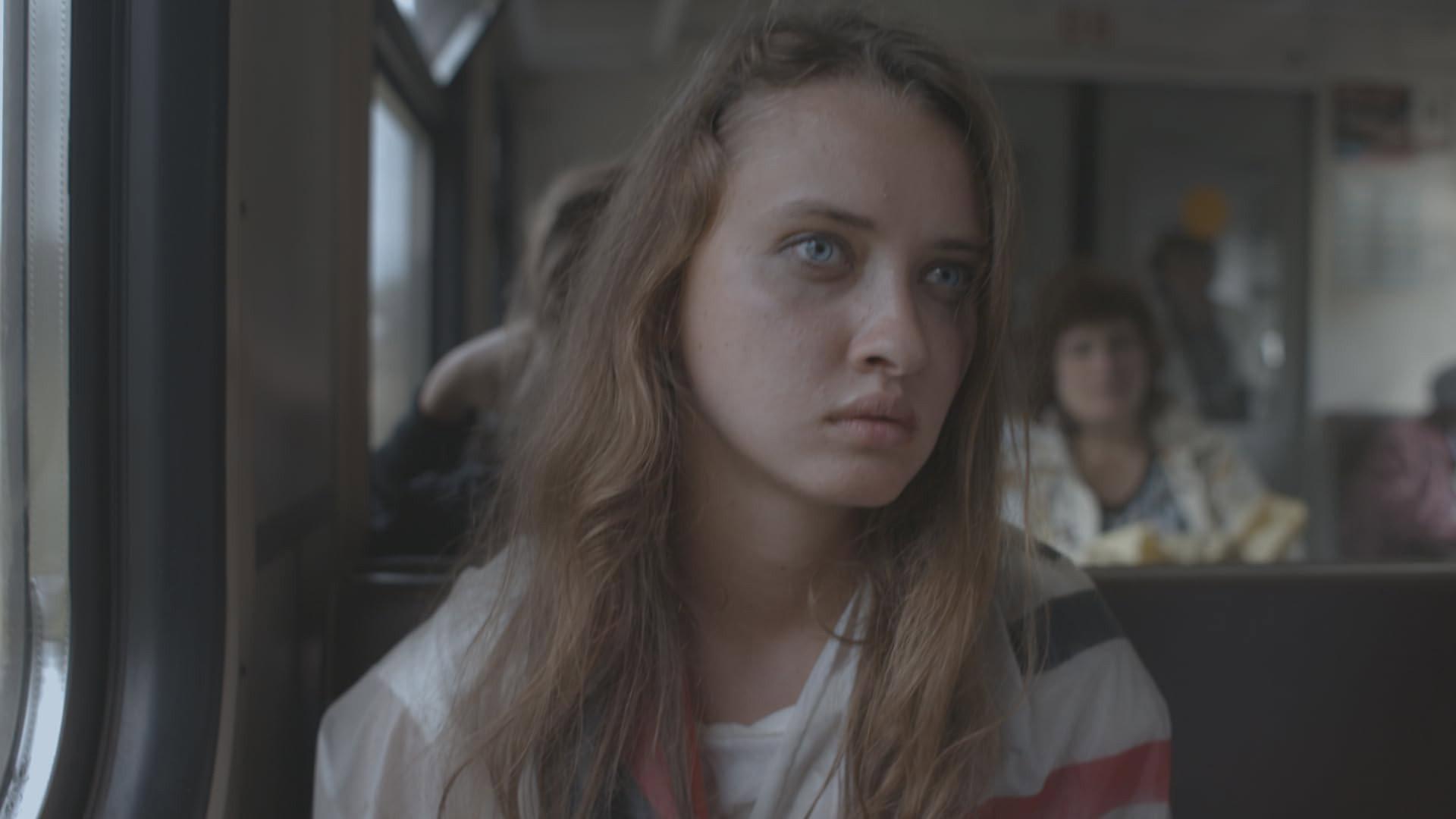 Girl with a Flag 2014 movie scene