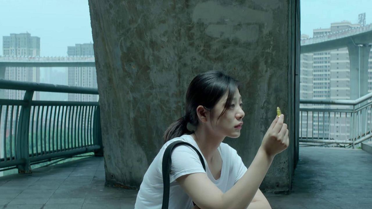 Blue Amber 2018 movie scene