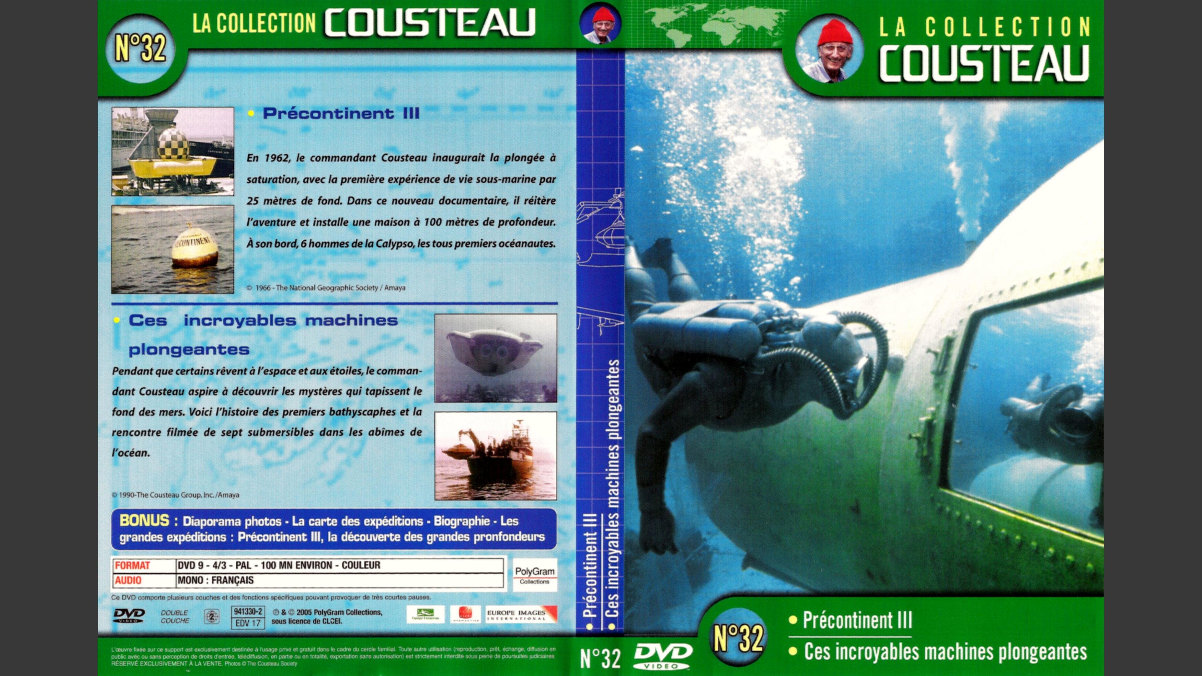 The Cousteau Collection N°32-1 | The Precontinent Adventure (Precontinent III) 1966 movie scene