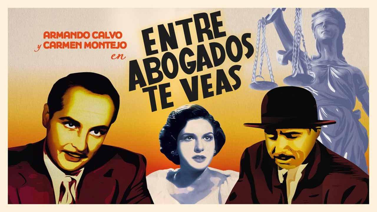 Entre abogados te veas 1951 movie scene