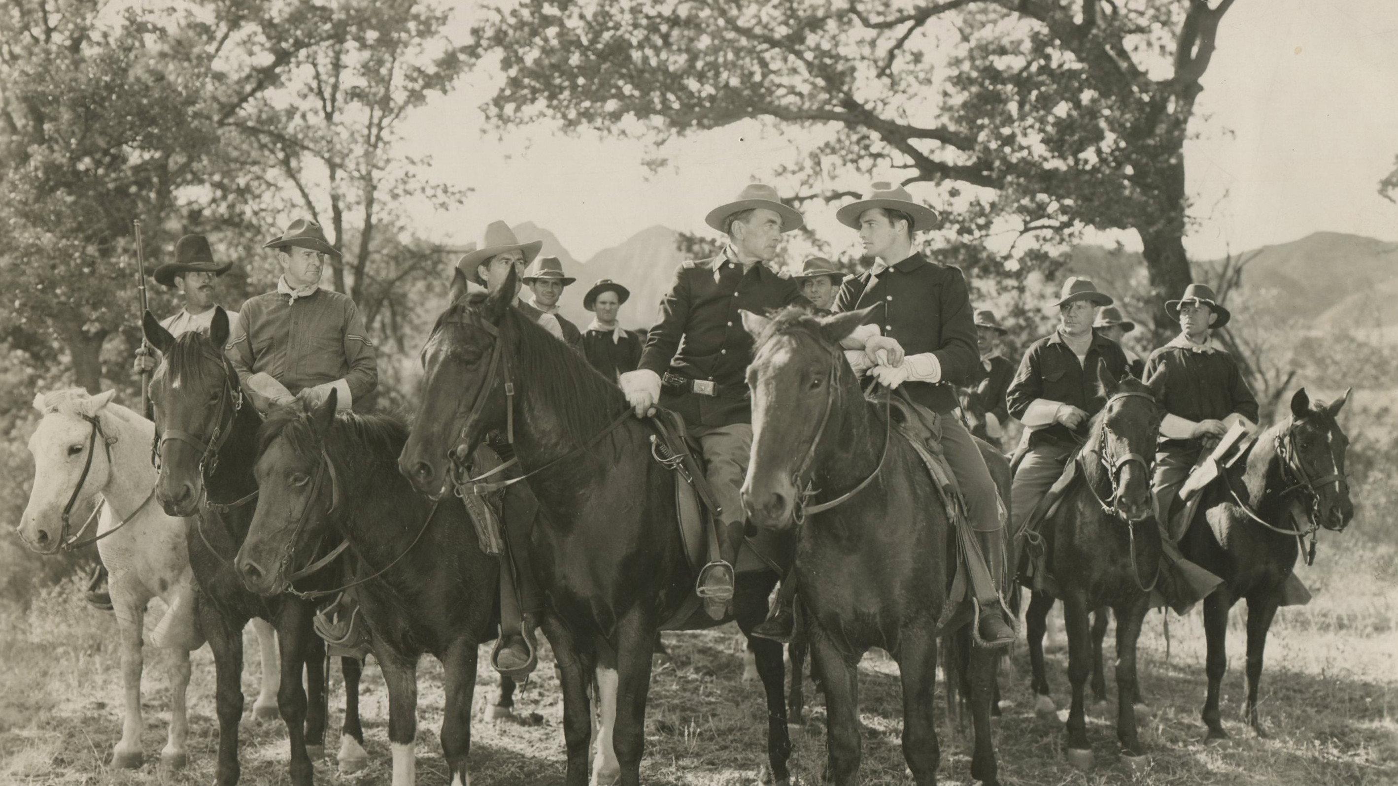 Cavalier of the West 1931 movie scene