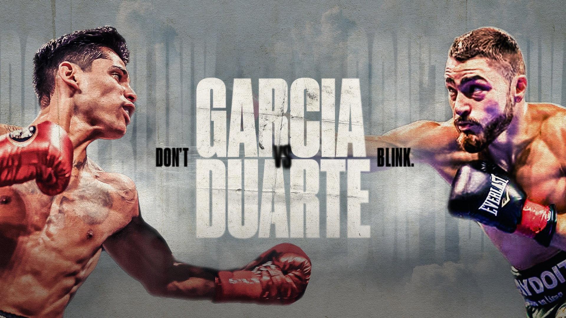 Ryan Garcia vs. Oscar Duarte 2023 movie scene