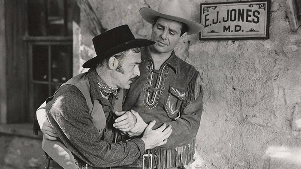 Crooked River 1950 movie scene