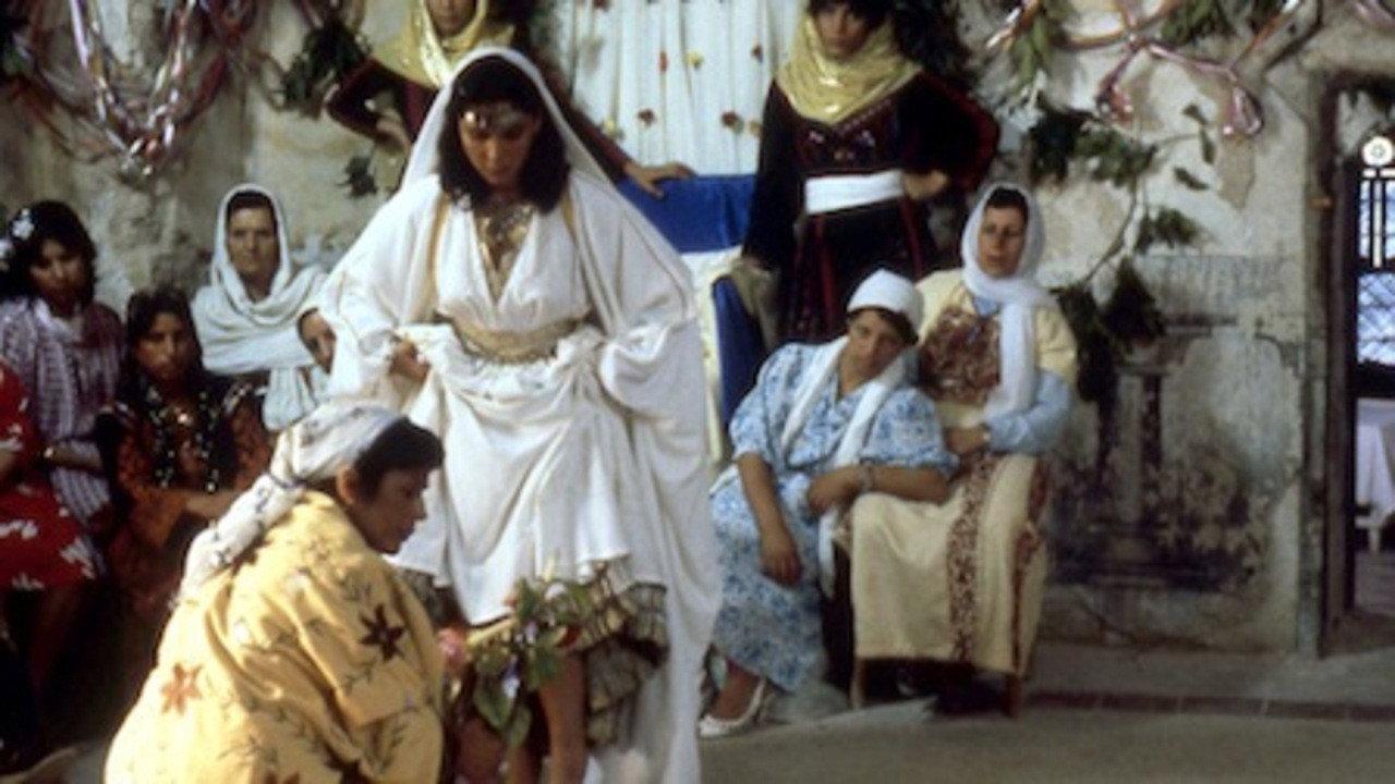 Wedding in Galilee 1987 movie scene