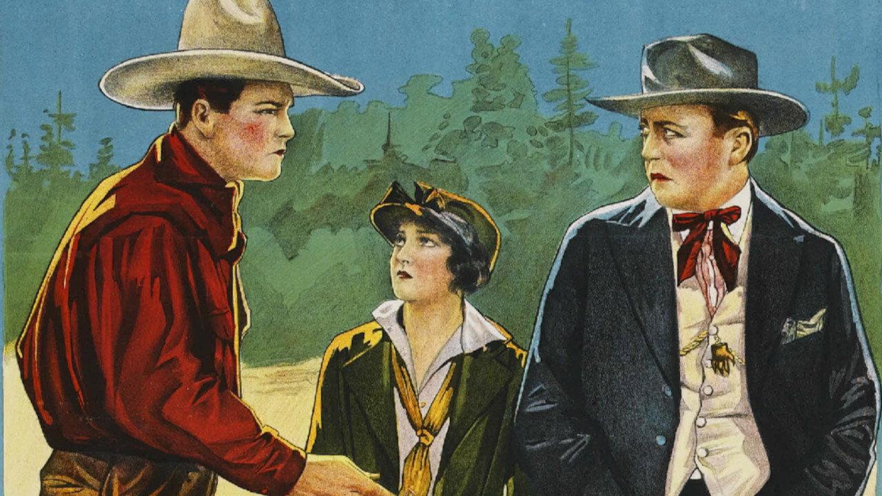 The Trail of Hate 1922 movie scene