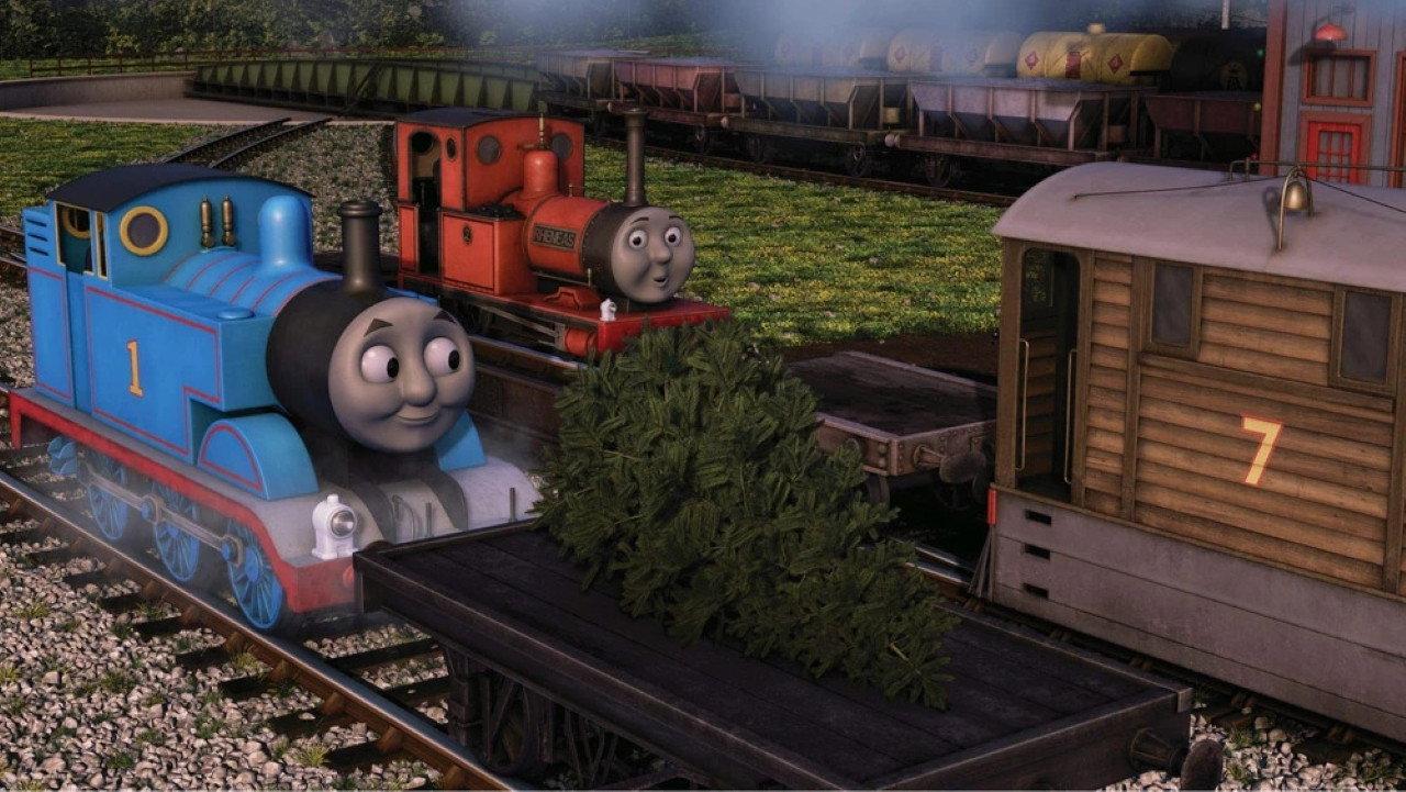 Thomas & Friends: A Very Thomas Christmas 2012 movie scene
