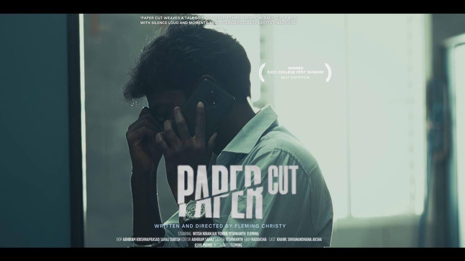 PAPER CUT 2025 movie scene