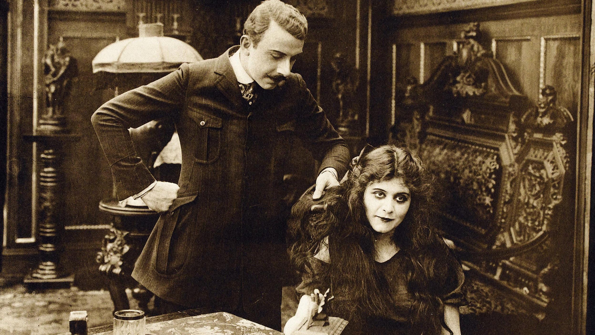 Her Double Life 1916 movie scene