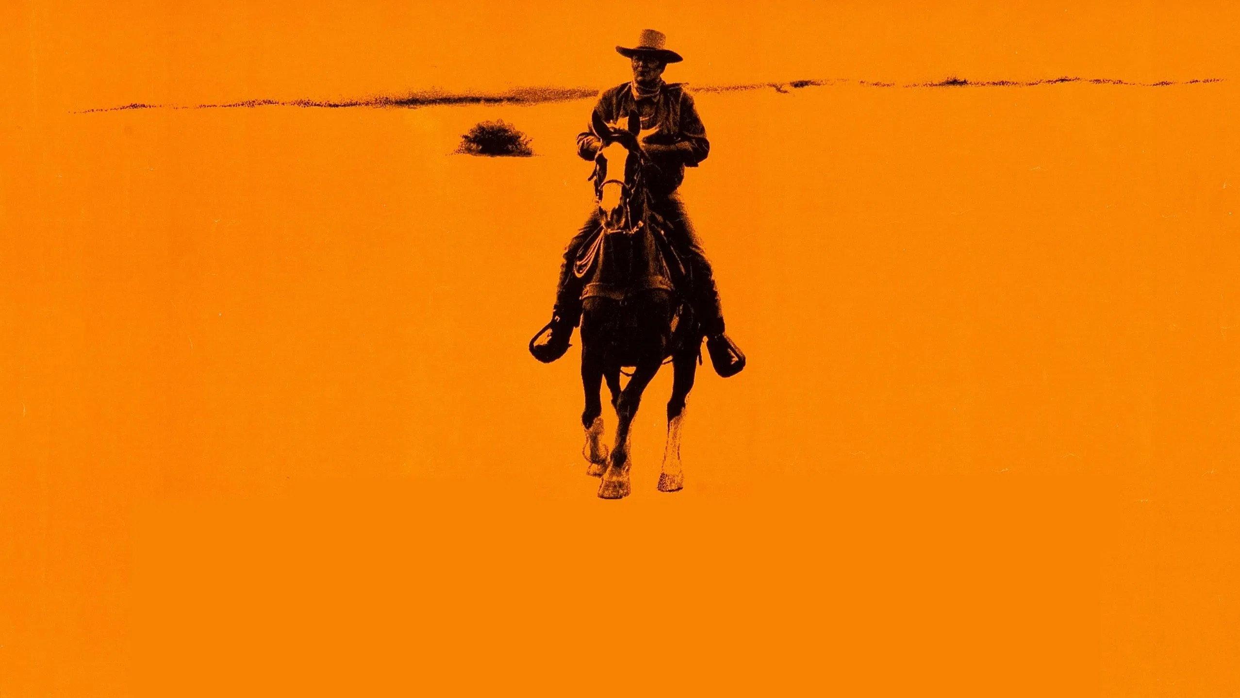 John Wayne and Chisum 1970 movie scene