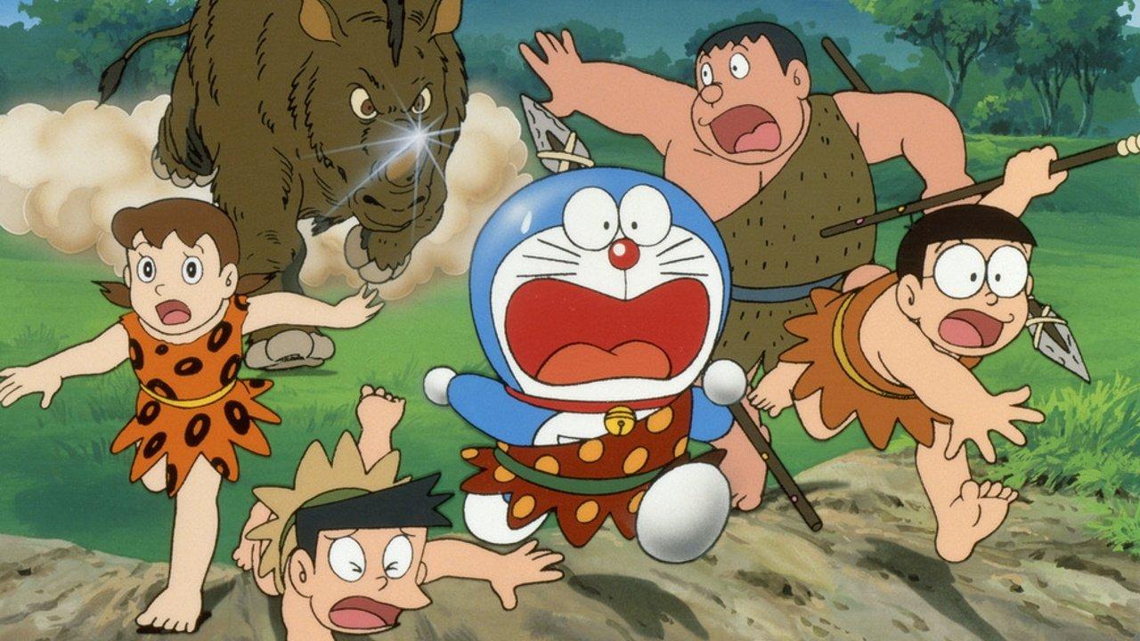 Doraemon: Nobita and the Birth of Japan 1989 movie scene