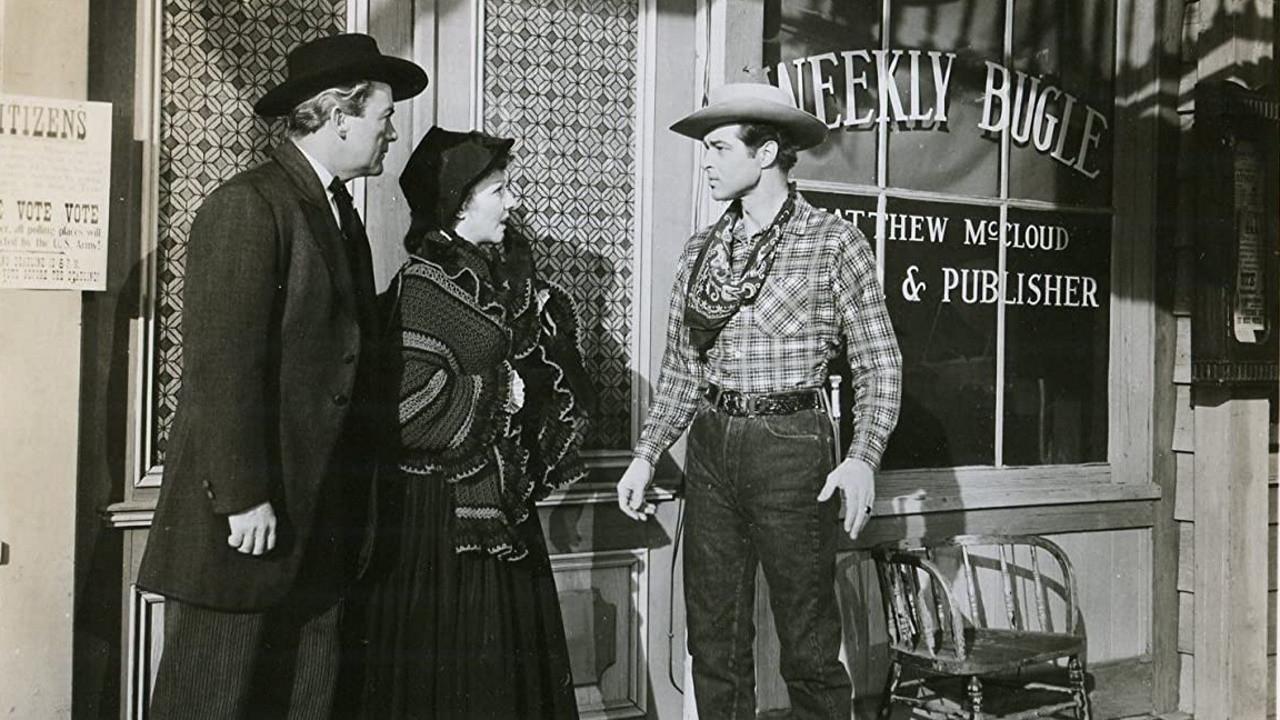 The Parson and the Outlaw 1957 movie scene