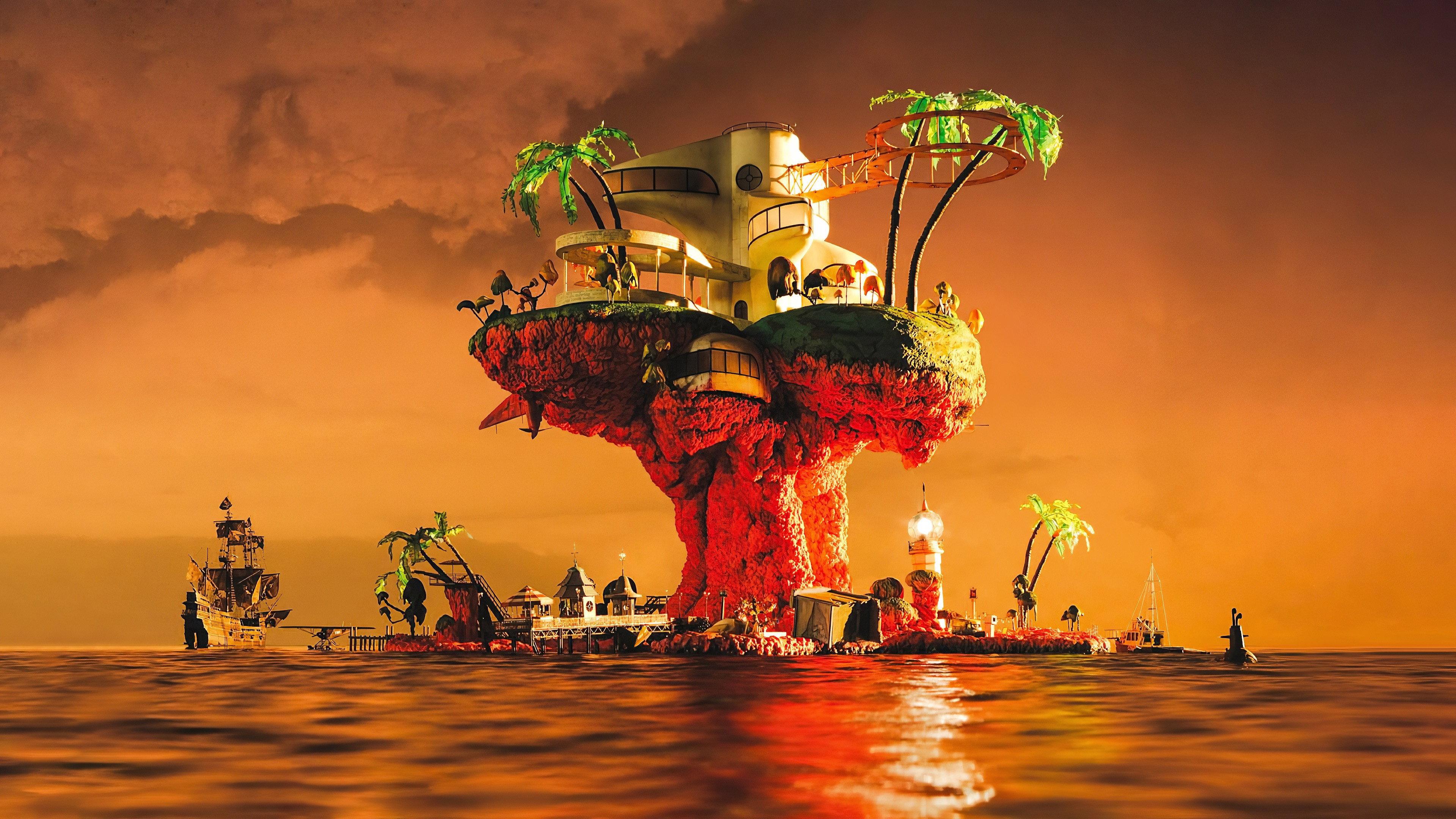 The Making of Plastic Beach 2010 movie scene