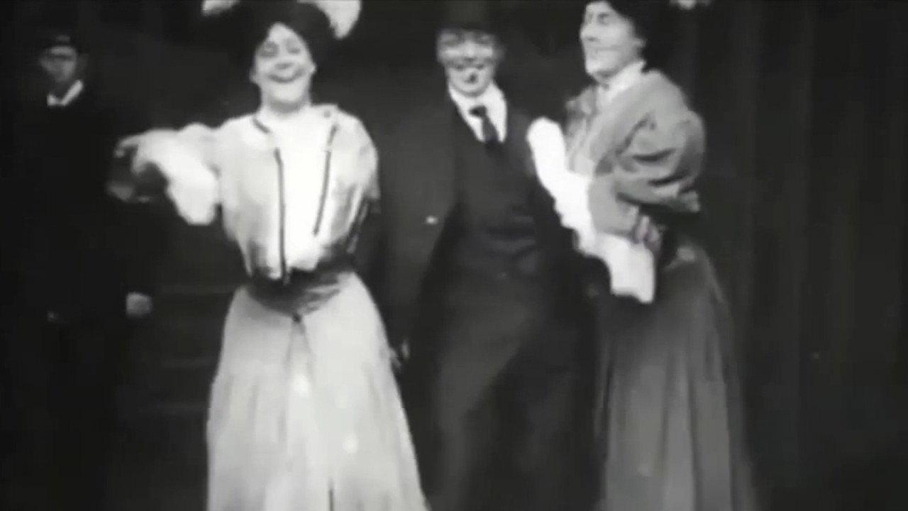 2 A.M. in the Subway 1905 movie scene