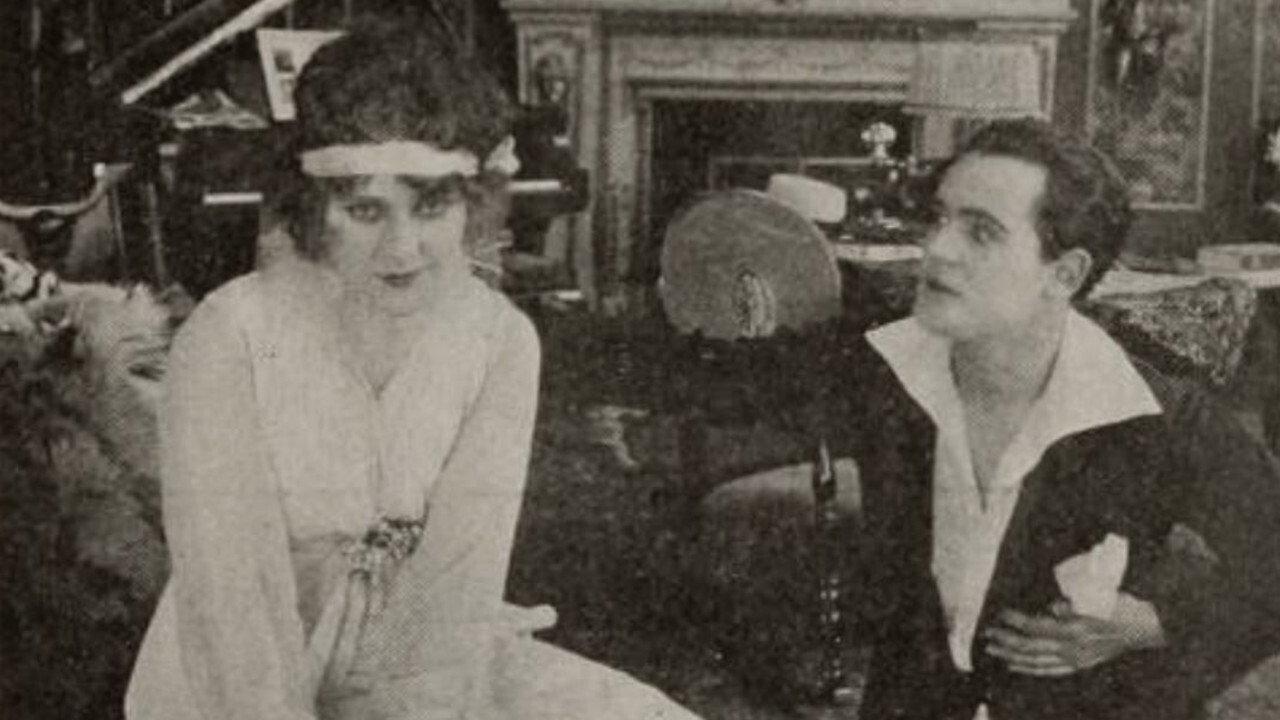 Tangled Hearts 1916 movie scene