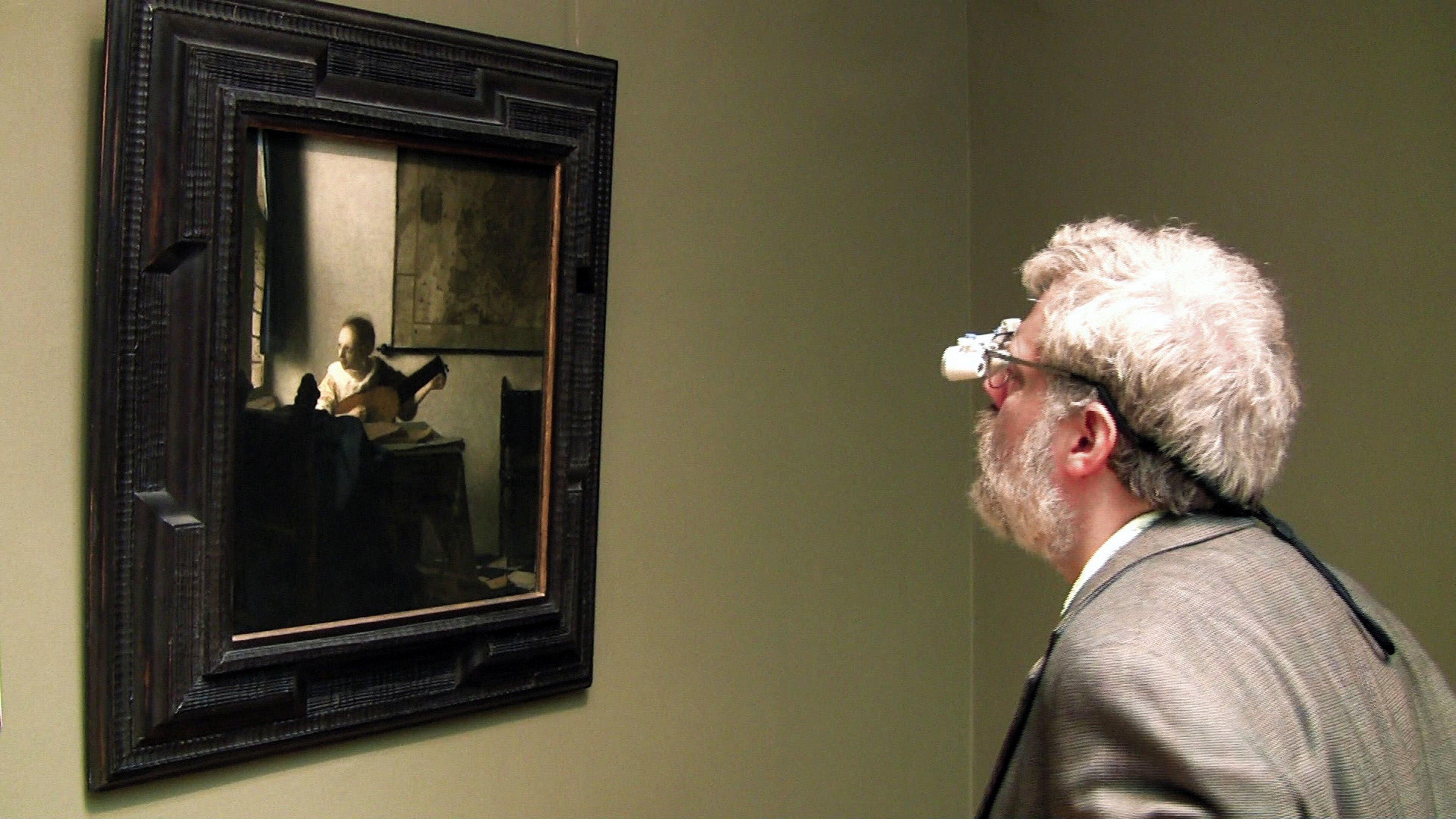 Tim's Vermeer 2013 movie scene