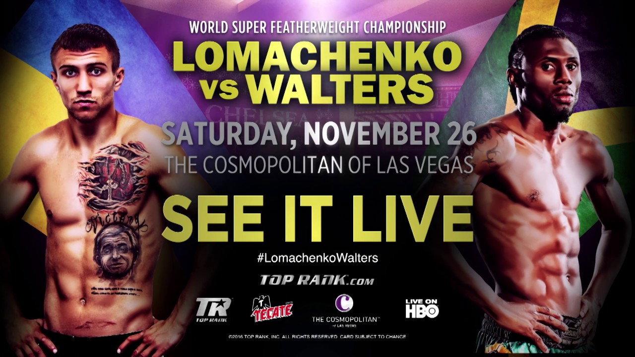 Vasyl Lomachenko vs. Nicholas Walters 2016 movie scene