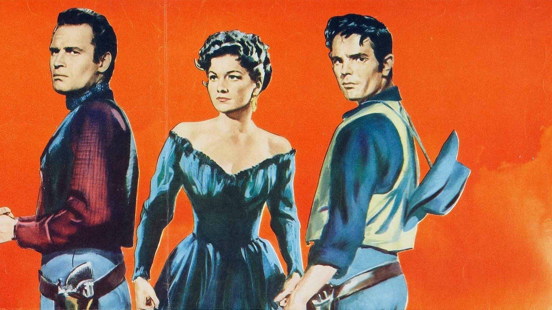 Three Violent People 1956 movie scene