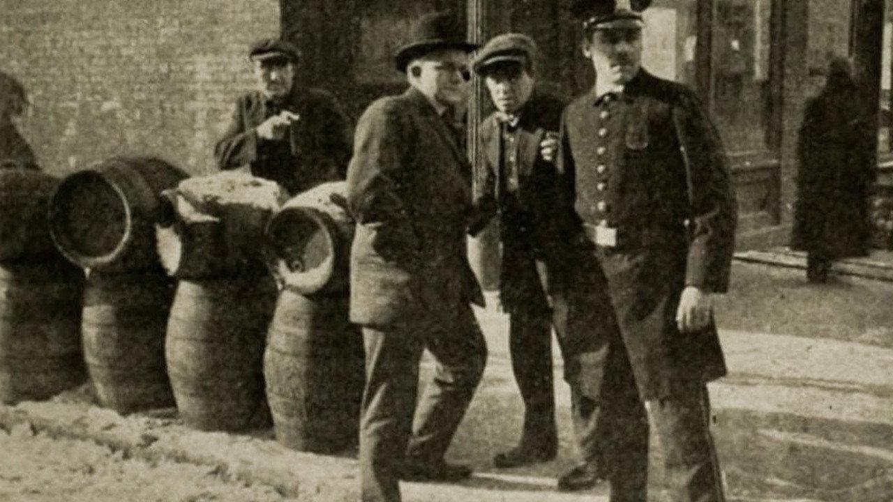 The Escape 1914 movie scene