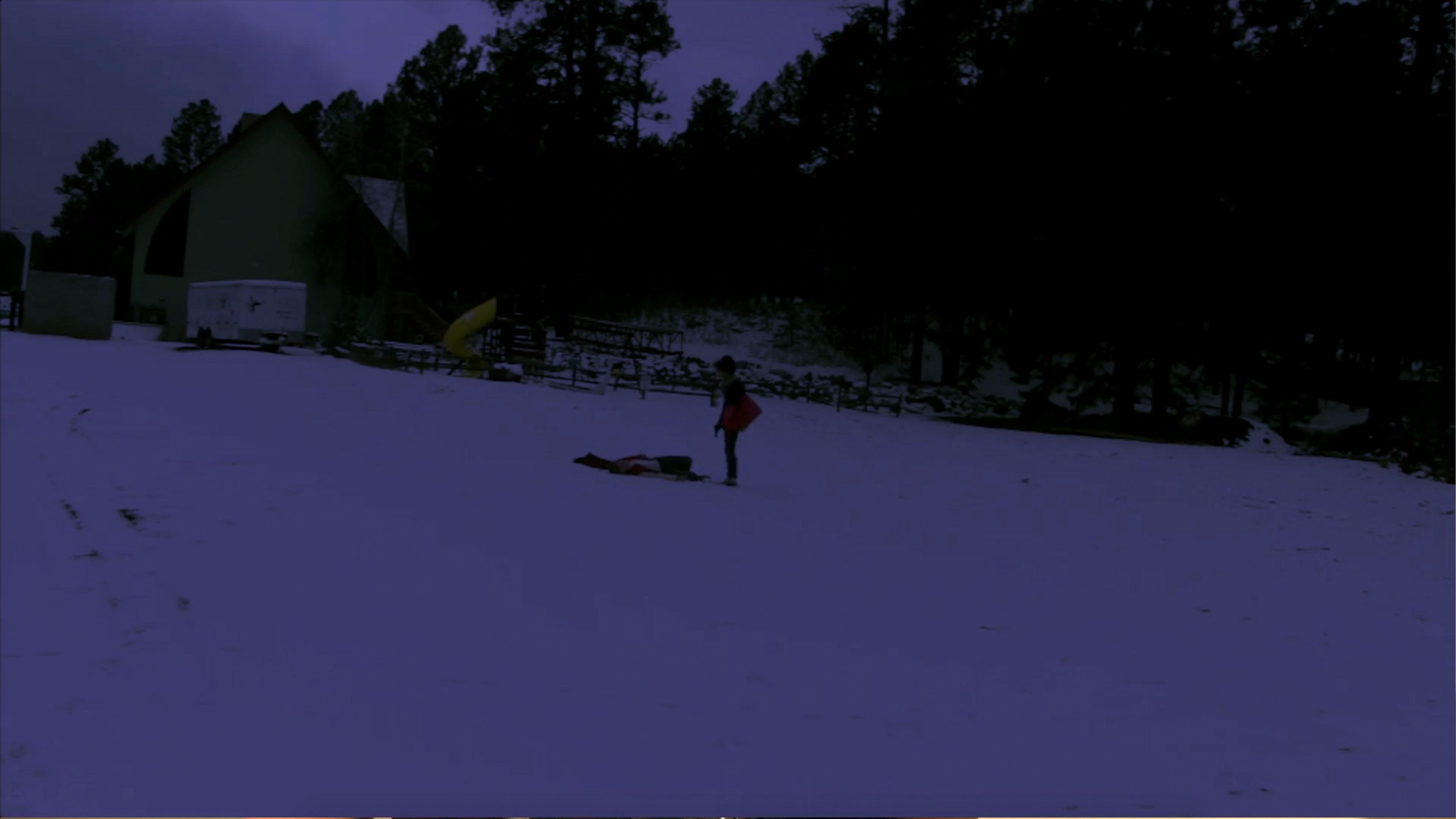 Axe in the Face 2014 movie scene