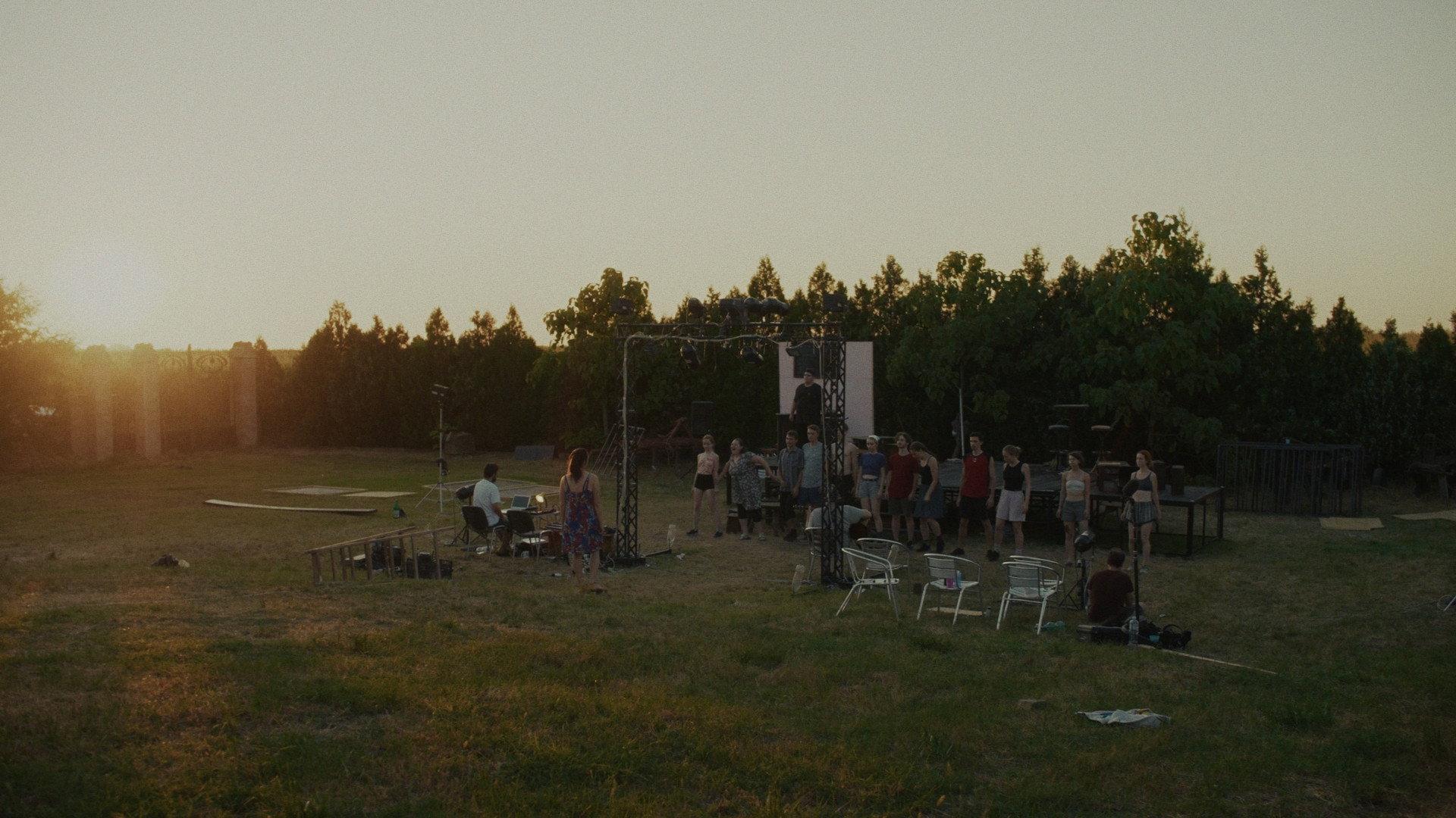 Theatre from Mud 2026 movie scene