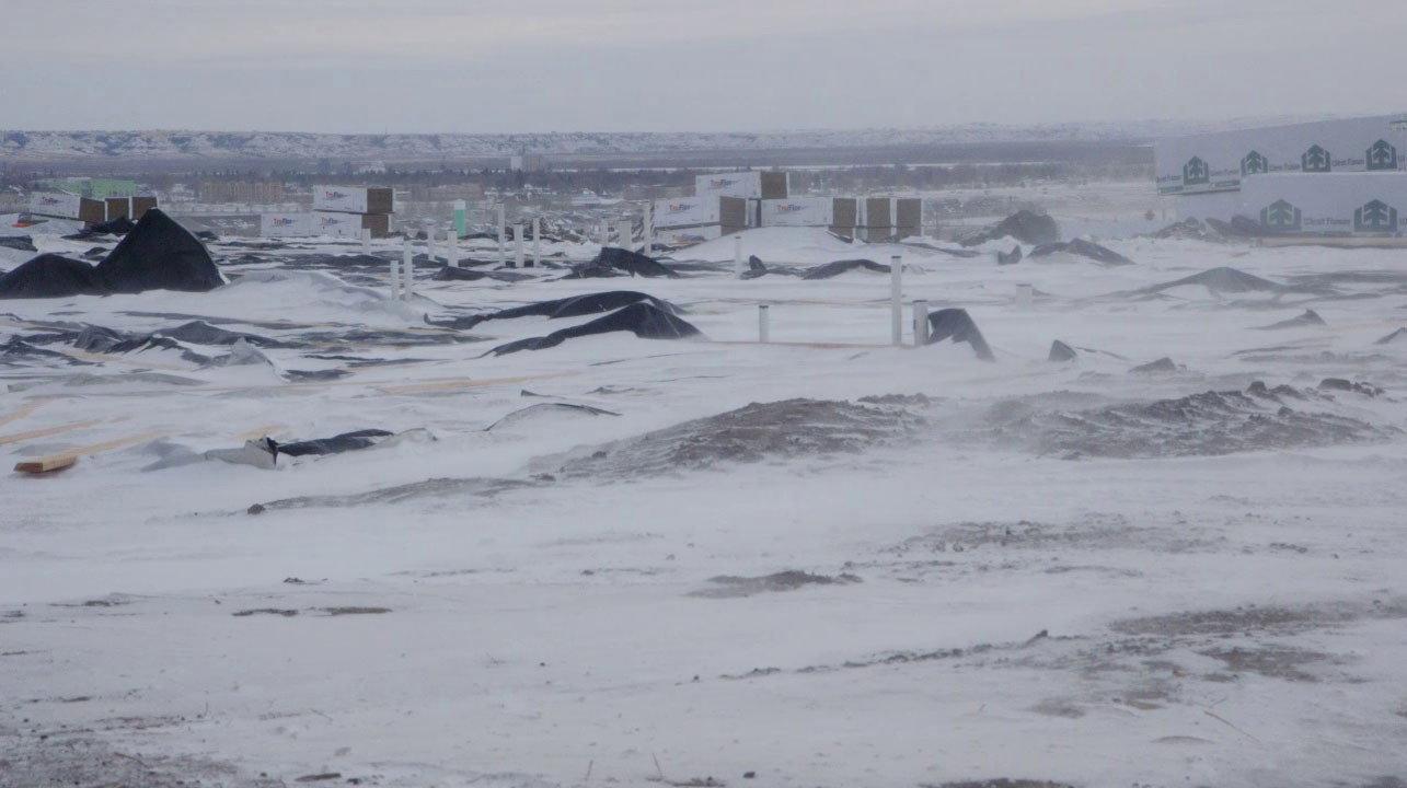 Running on Fumes in North Dakota 2014 movie scene