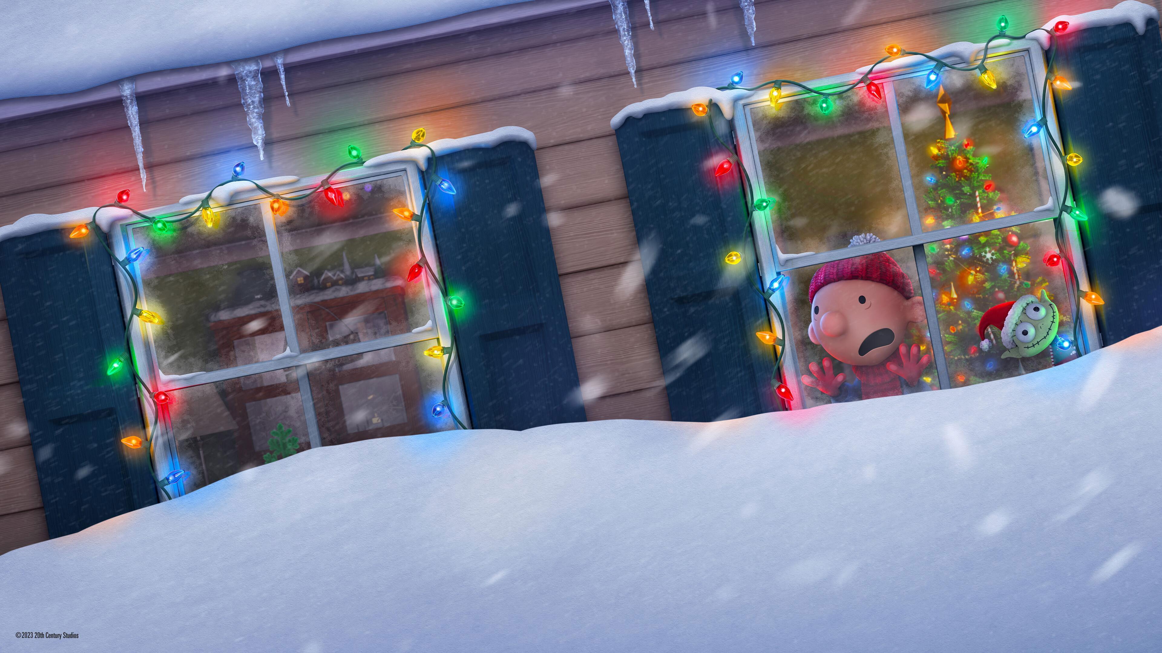 Diary of a Wimpy Kid Christmas: Cabin Fever 2023 movie scene