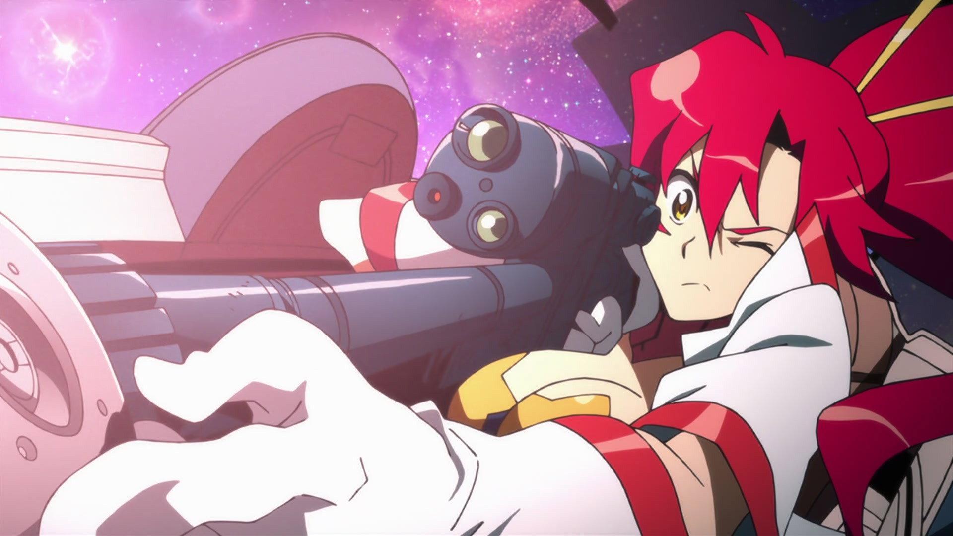 Gurren Lagann the Movie: The Lights in the Sky Are Stars 2009 movie scene