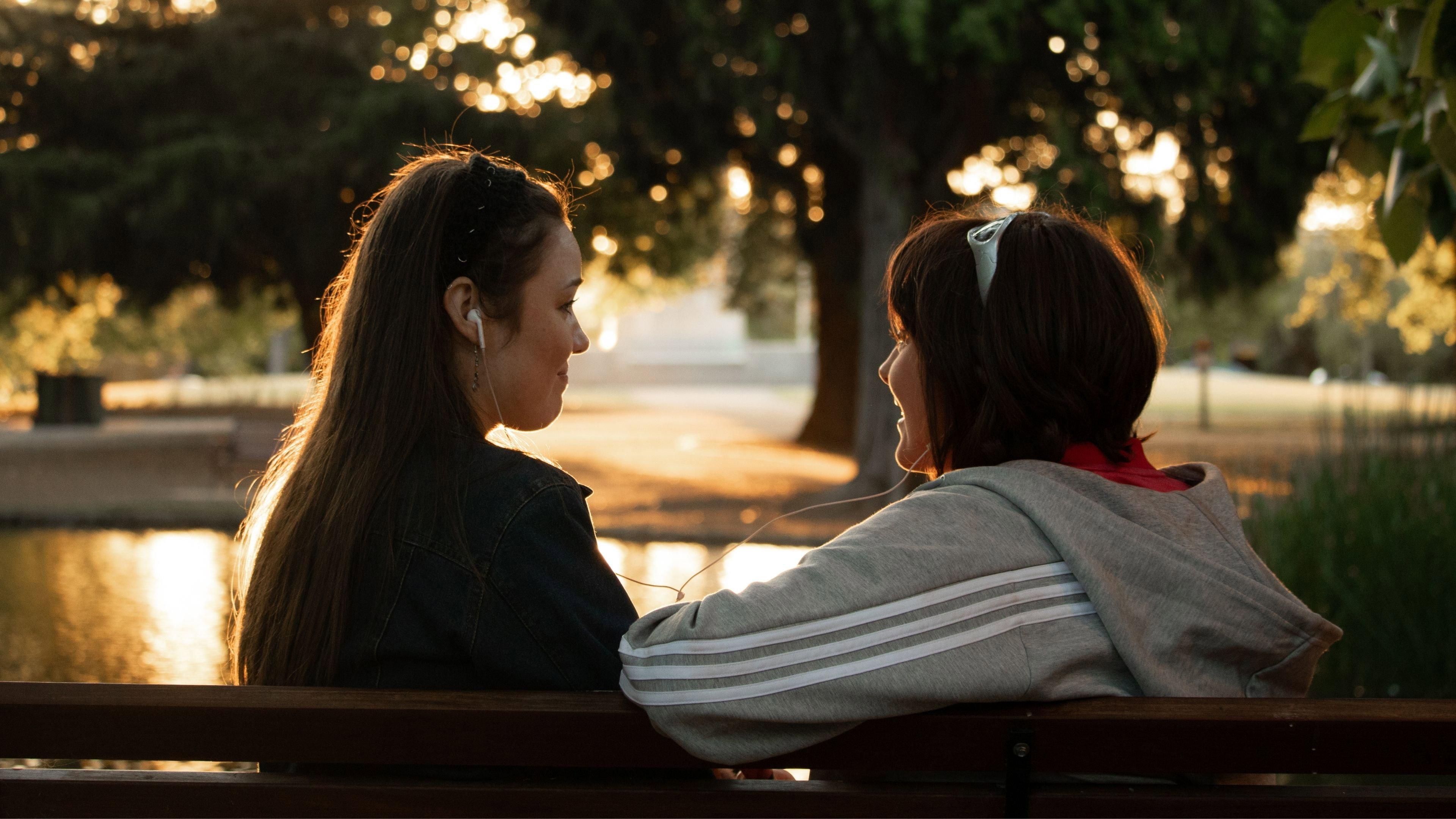Tall Sad Girl and Short Punk Girl Are Friends 2025 movie scene