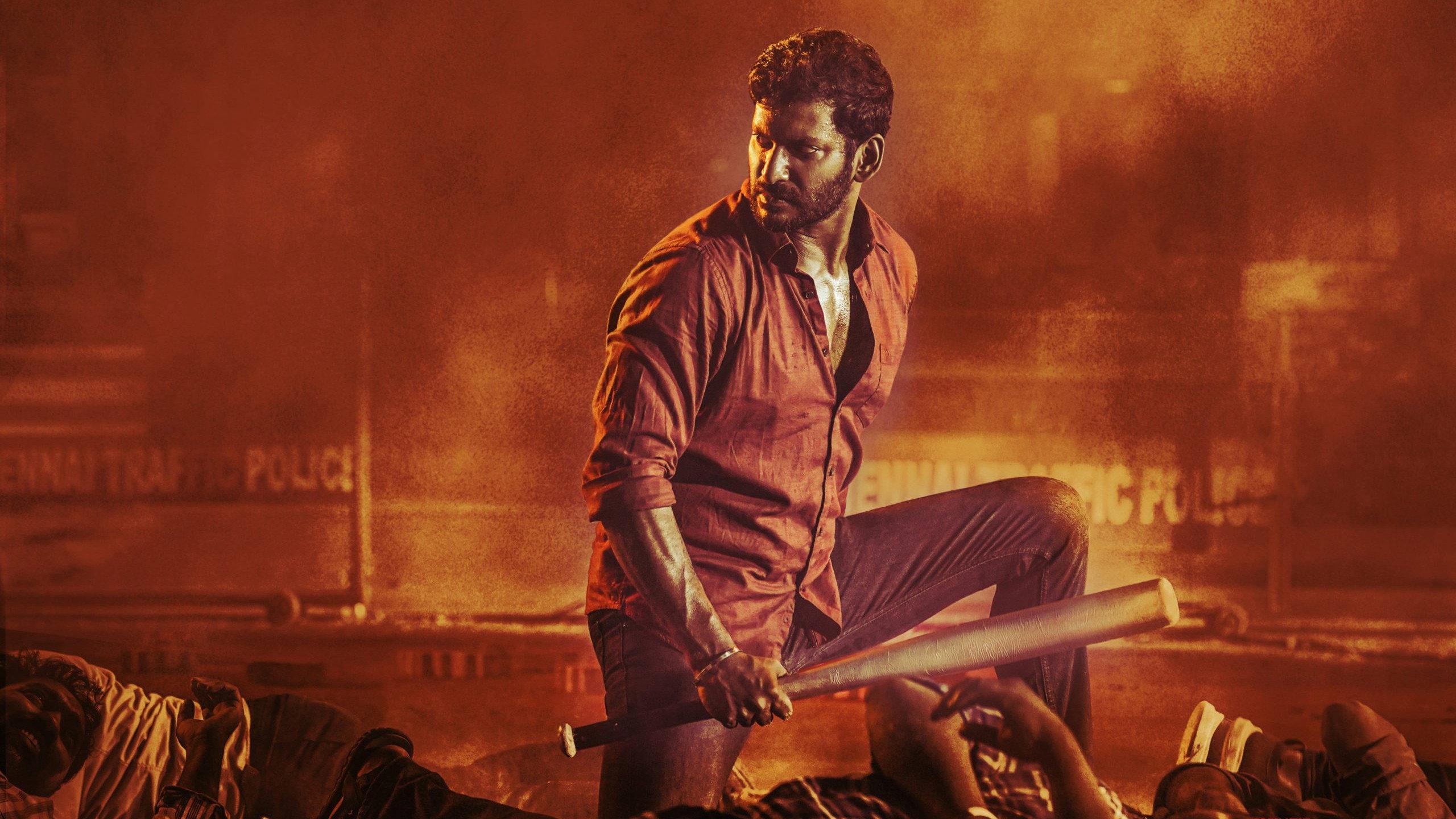 Veerame Vaagai Soodum 2022 movie scene