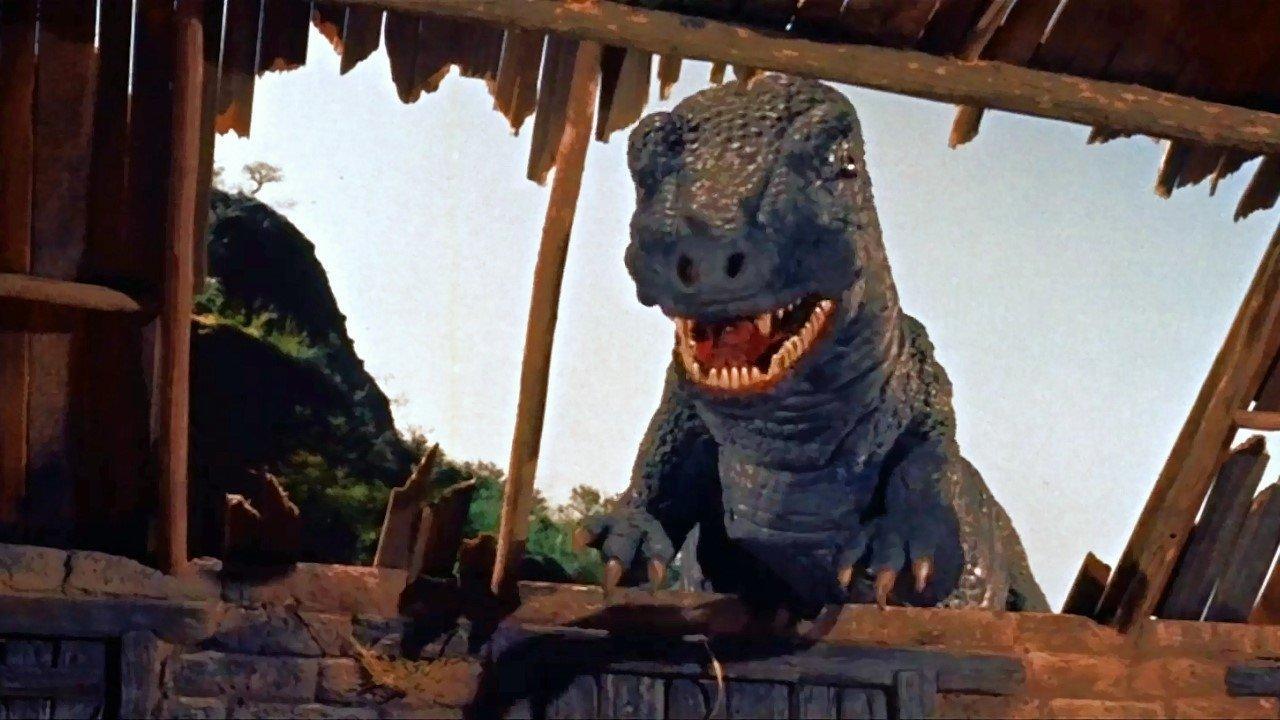 The Beast of Hollow Mountain 1956 movie scene