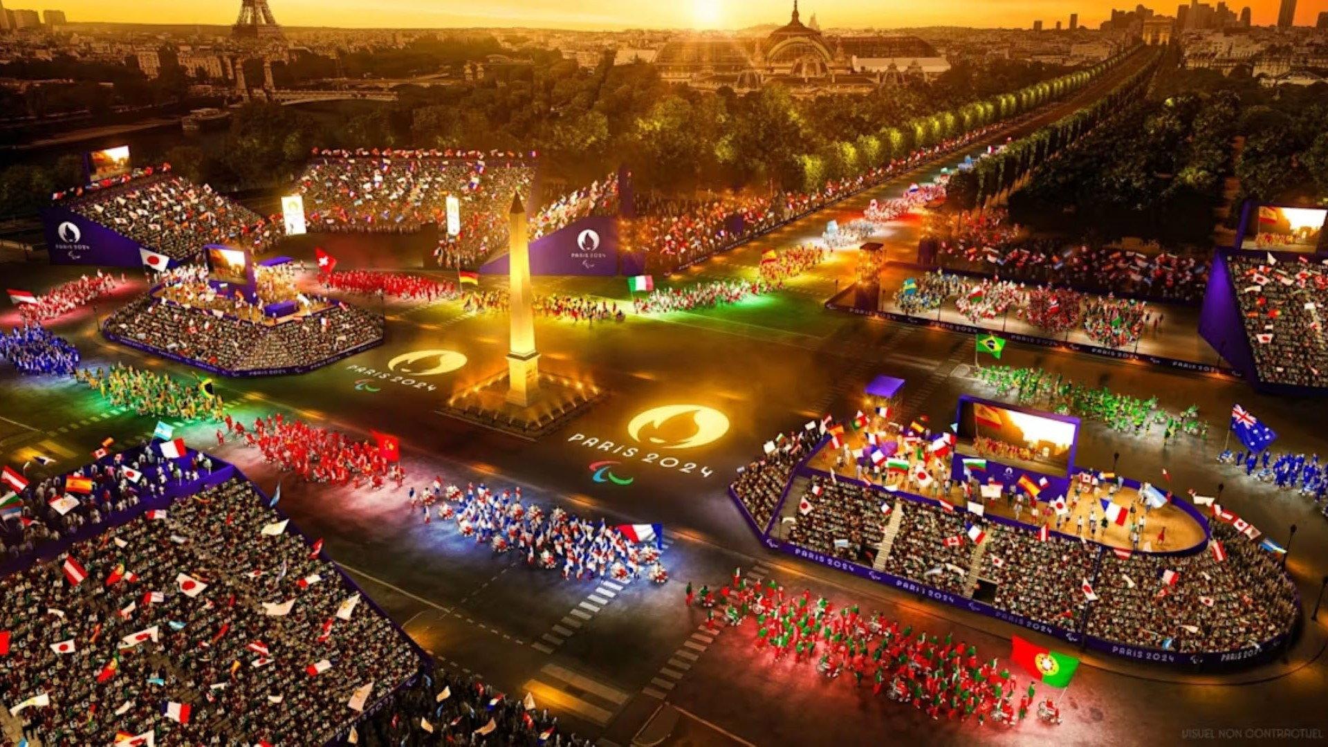 Paris 2024 Paralympic Opening Ceremony 2024 movie scene