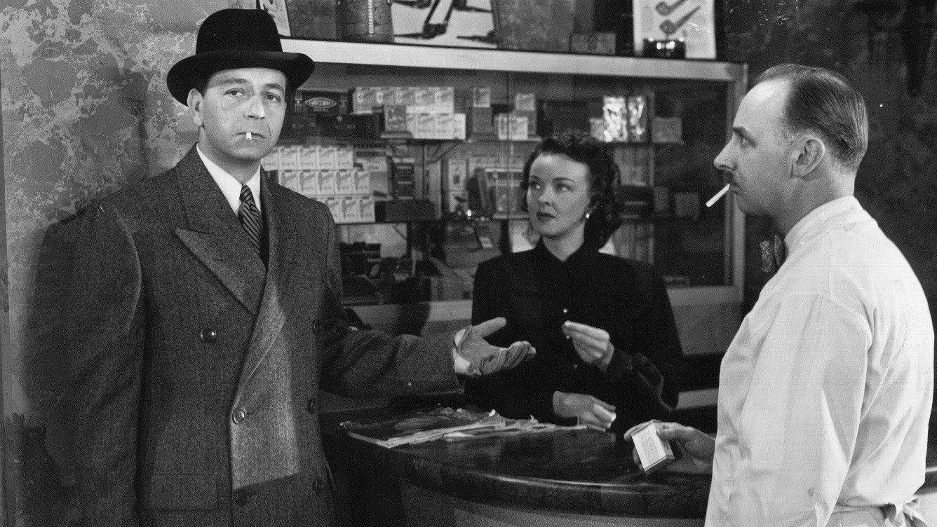 Hollow Triumph 1948 movie scene