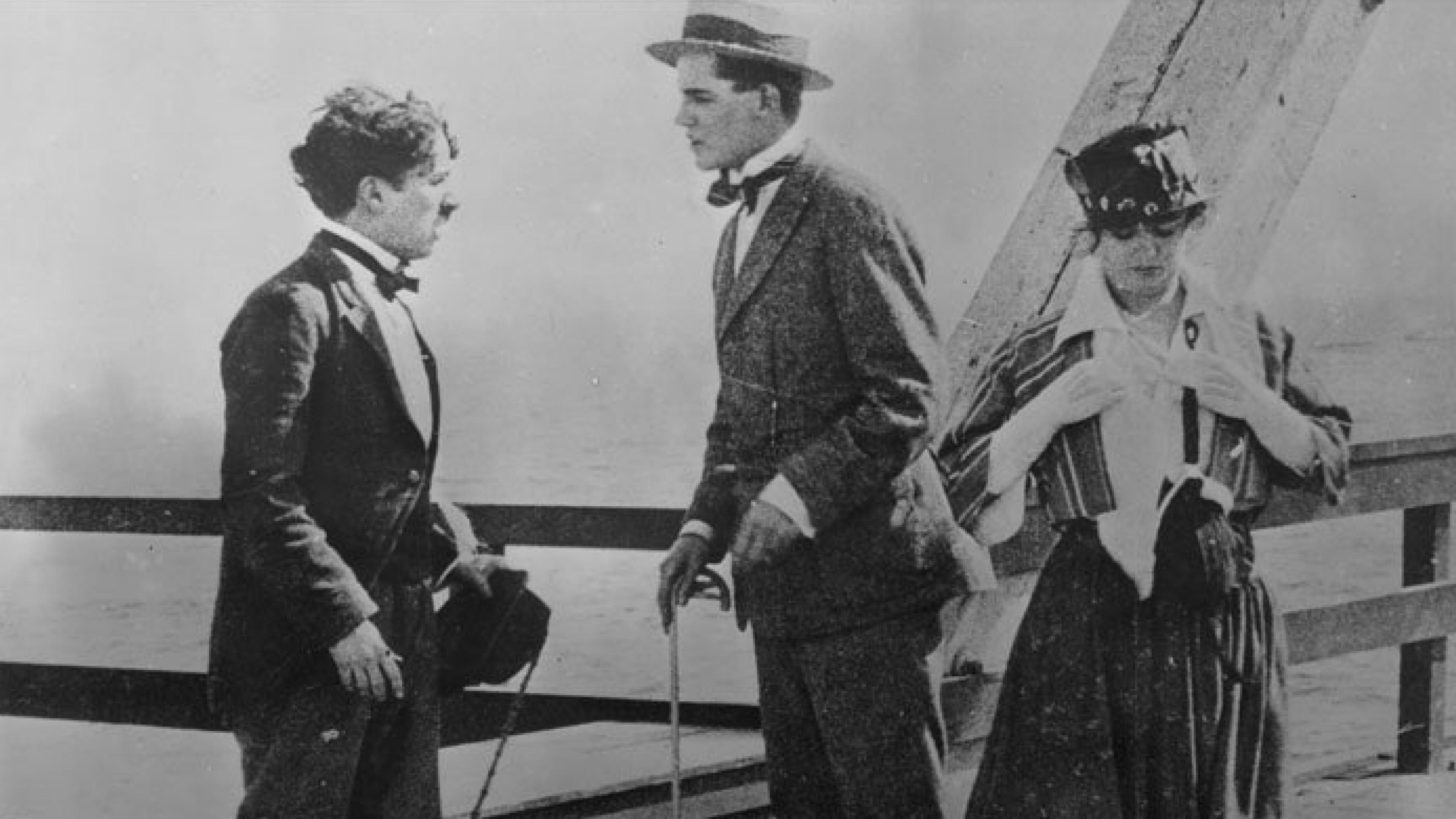 His New Profession 1914 movie scene