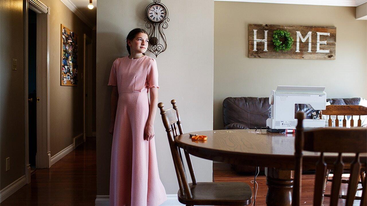 Hollie's Dress 2020 movie scene