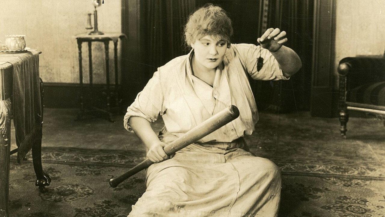 The Skipper's Narrow Escape 1921 movie scene