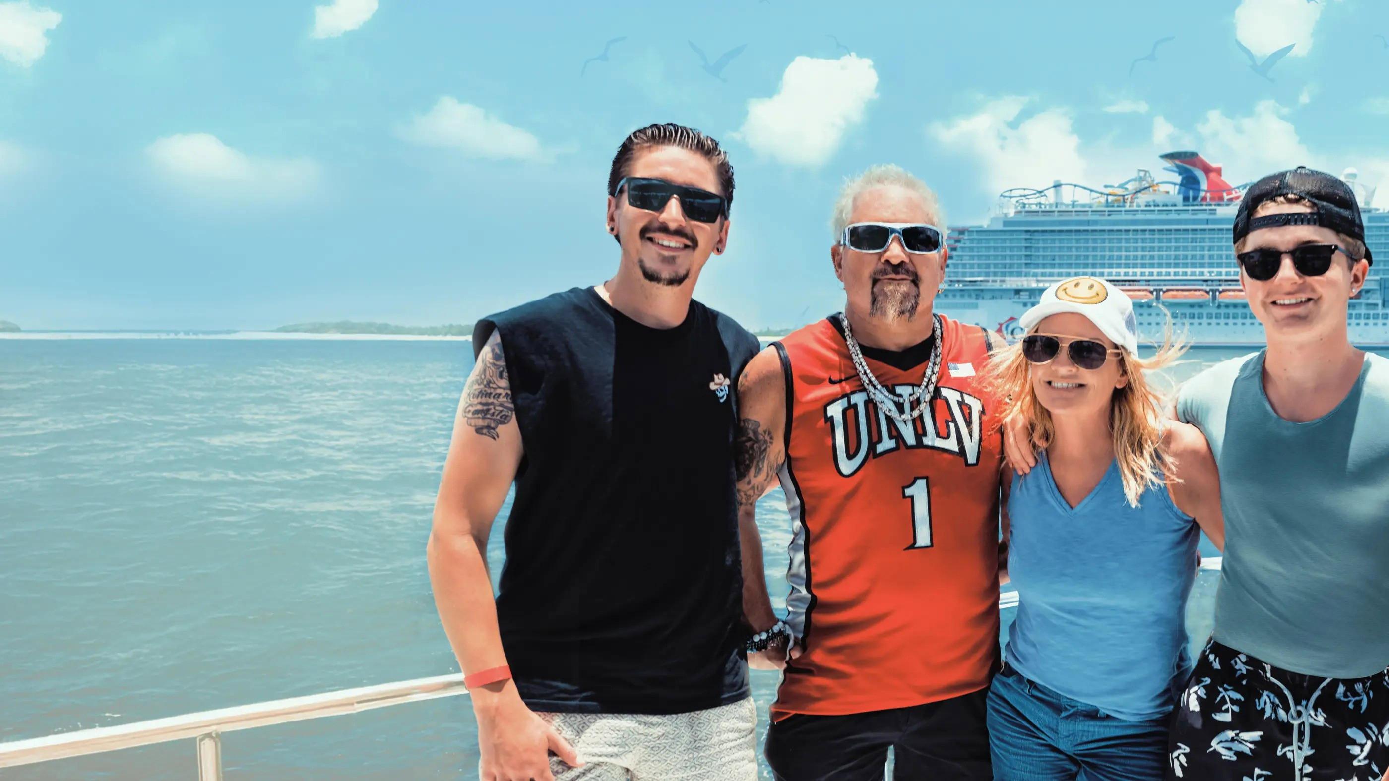 Guy's Ultimate Family Cruise 2025 movie scene