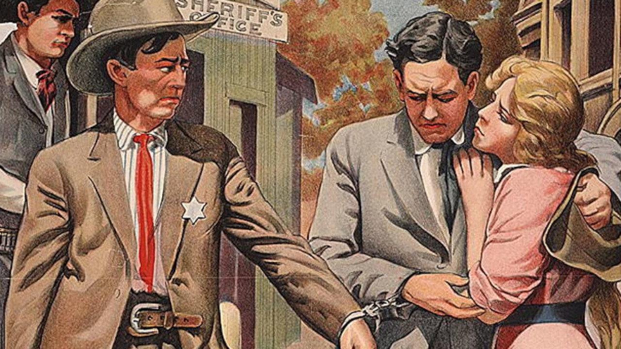 Why the Sheriff Is a Bachelor 1914 movie scene