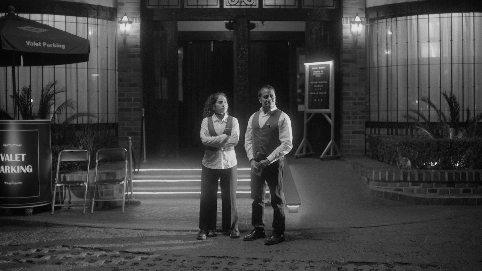 Valet parking 2026 movie scene