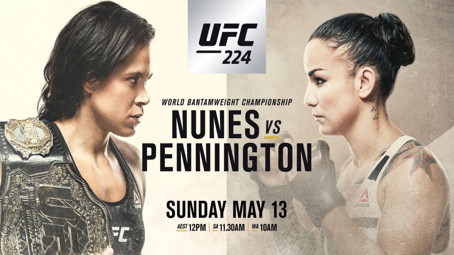 UFC 224: Nunes vs. Pennington 2018 movie scene