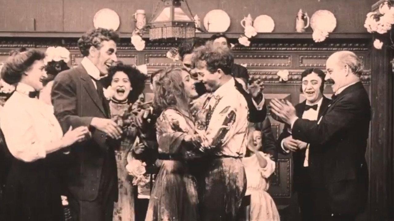 They Would Elope 1909 movie scene