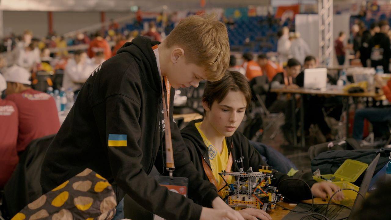 Our Robo Family 2023 movie scene