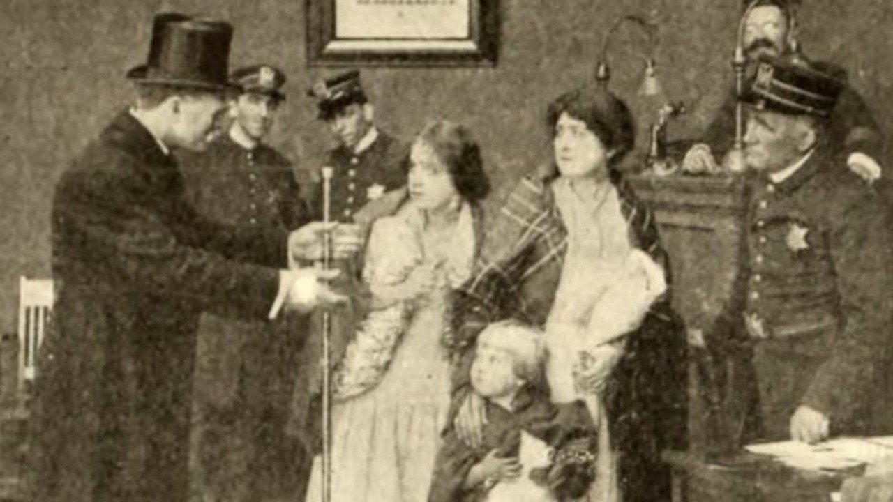 The Virtue of Rags 1912 movie scene